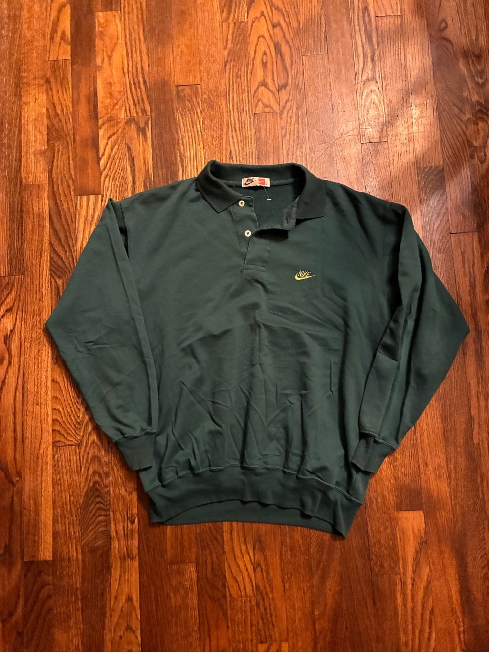 Vintage Nike polo long sleeve size medium